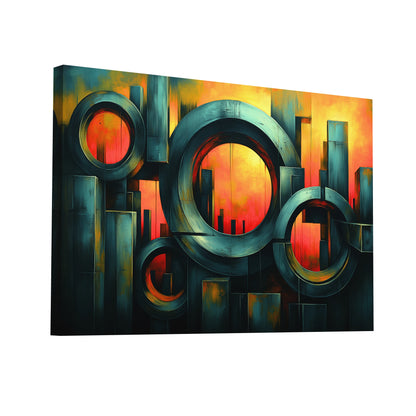 Product Hero 3D WebP Décoration Industrielle - Salon Abstrait - Art Virtuoso
