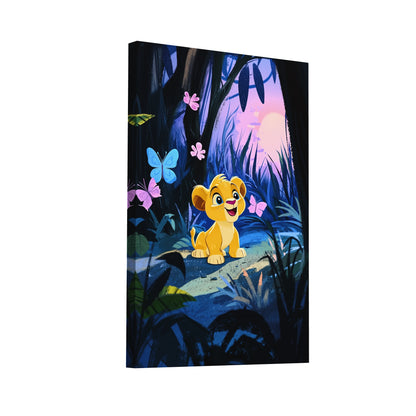 Product Hero 3D WebP Toile Decoration Lion - Chambre Bébé - Art Virtuoso