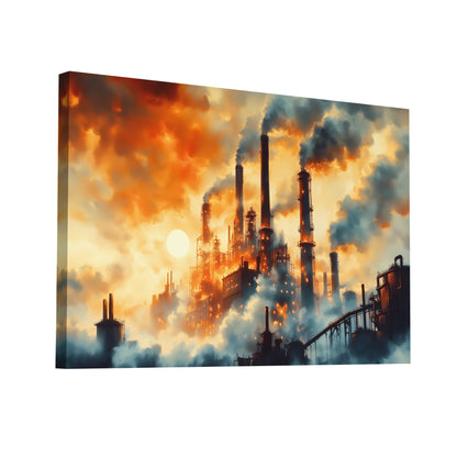 Product Hero 3D WebP Tableau Décoration Murale Industrielle Vintage - Art Virtuoso
