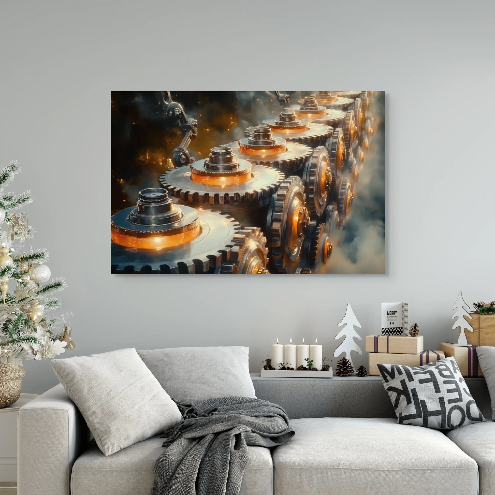 Tableau Déco Murale Industrielle Affiches, reproductions et œuvres graphiques Art Virtuoso
