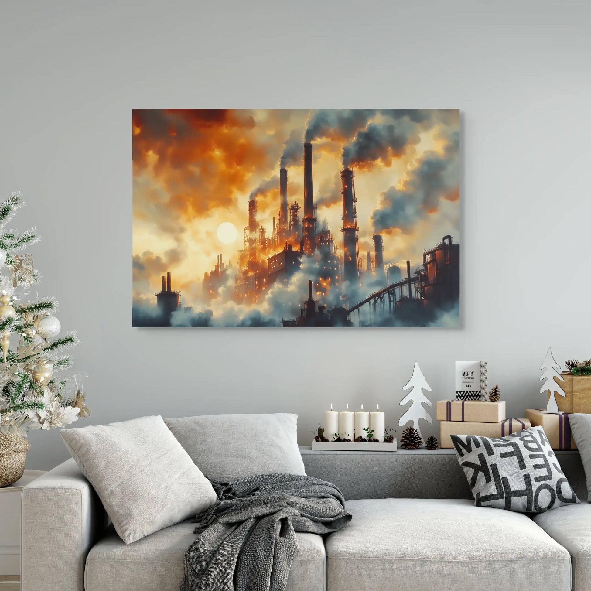 Tableau Décoration Murale Industrielle Vintage Affiches, reproductions et œuvres graphiques Art Virtuoso