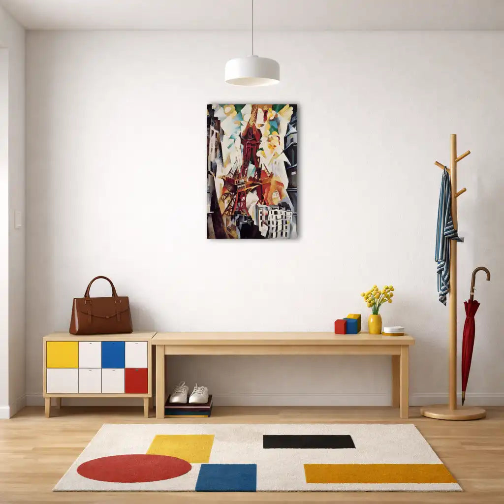 Tableau Tour Eiffel Rouge - Robert Delaunay