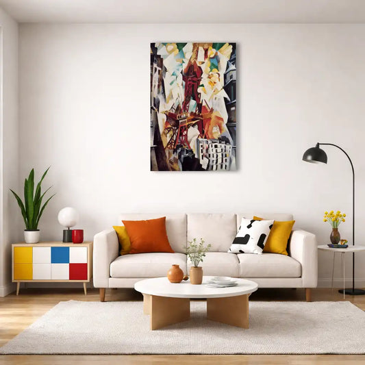 Tableau Tour Eiffel Rouge - Robert Delaunay