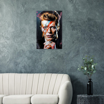 Tableau David Bowie - Pop Art Affiches, reproductions et œuvres graphiques Art Virtuoso   