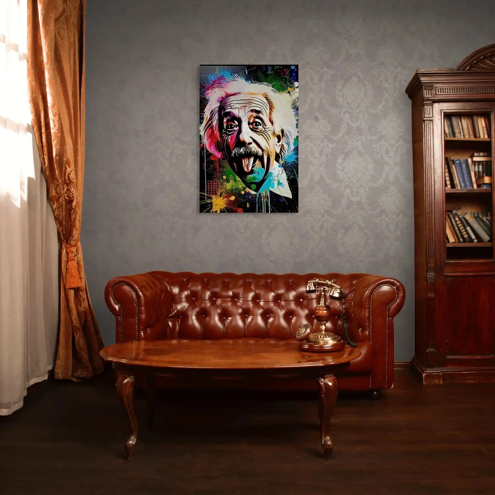 Tableau Einstein Pop Art  Art Virtuoso   