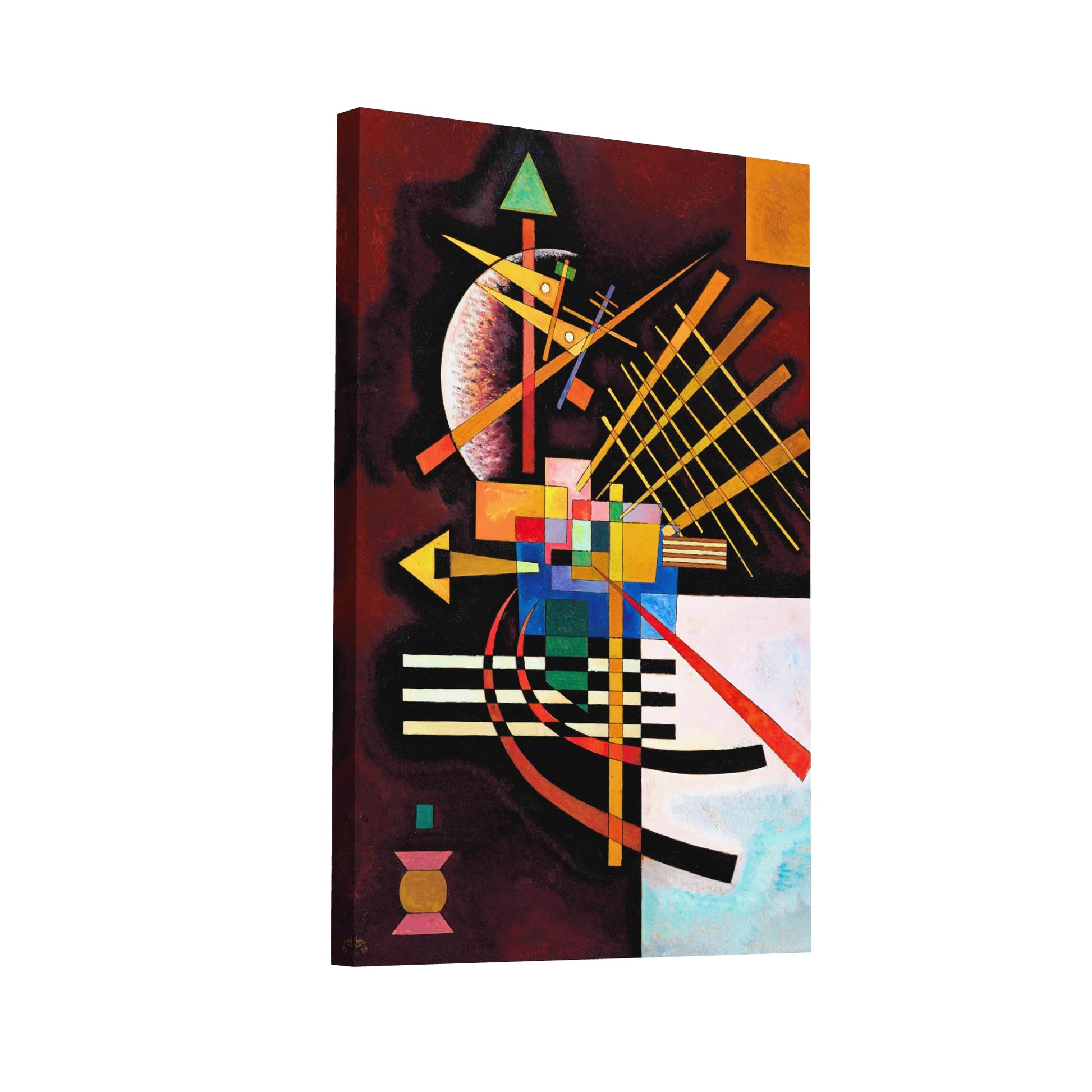 Product Hero 3D WebP Vassily Kandinsky - En haut à gauche - La Mélodie Géométrique - Art Virtuoso
