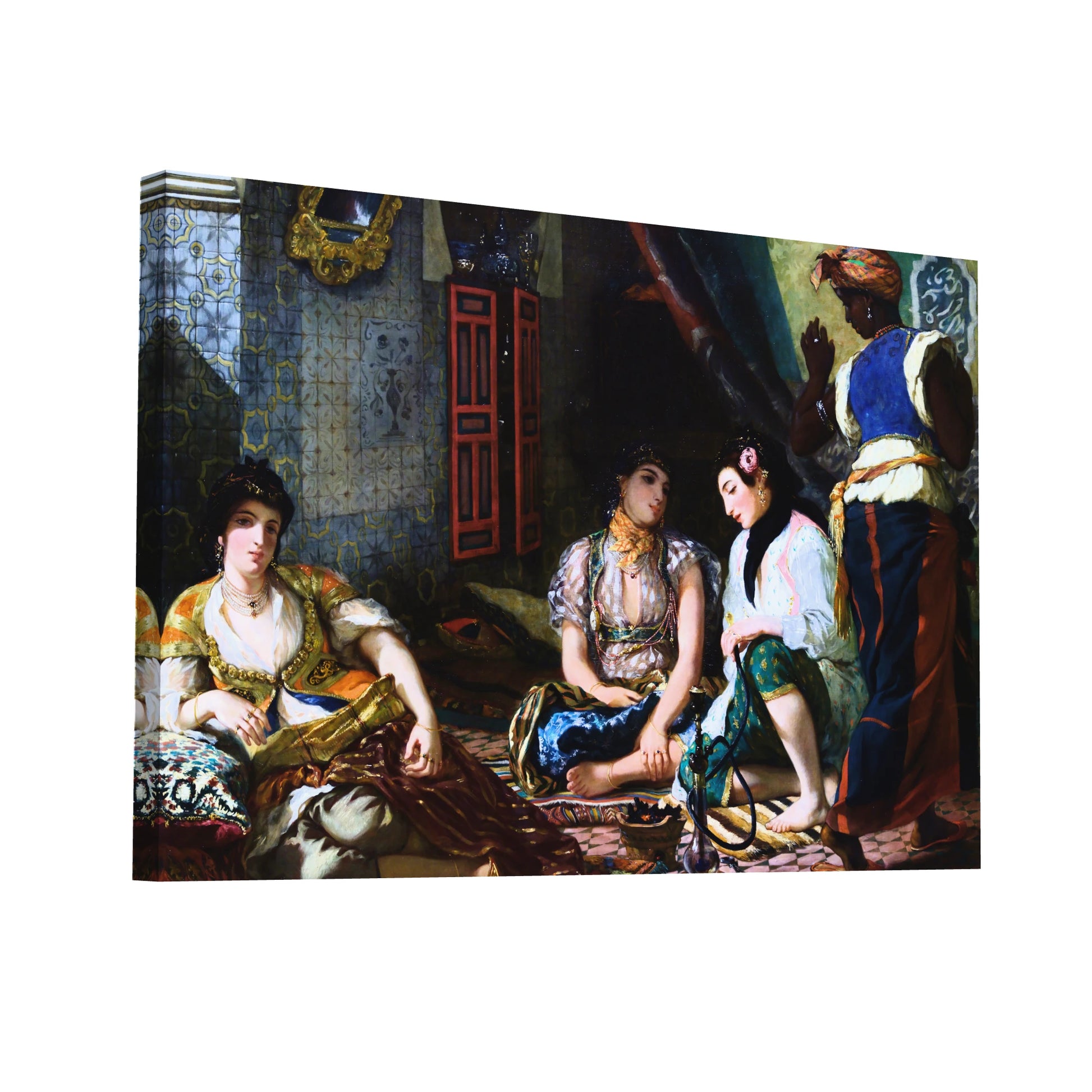 Product Hero 3D WebP Eugène Delacroix - Femmes d’Alger dans leur appartement - Art Virtuoso