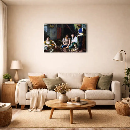 Eugène Delacroix – Frauen von Algier in ihrer Wohnung – Kunstdruck