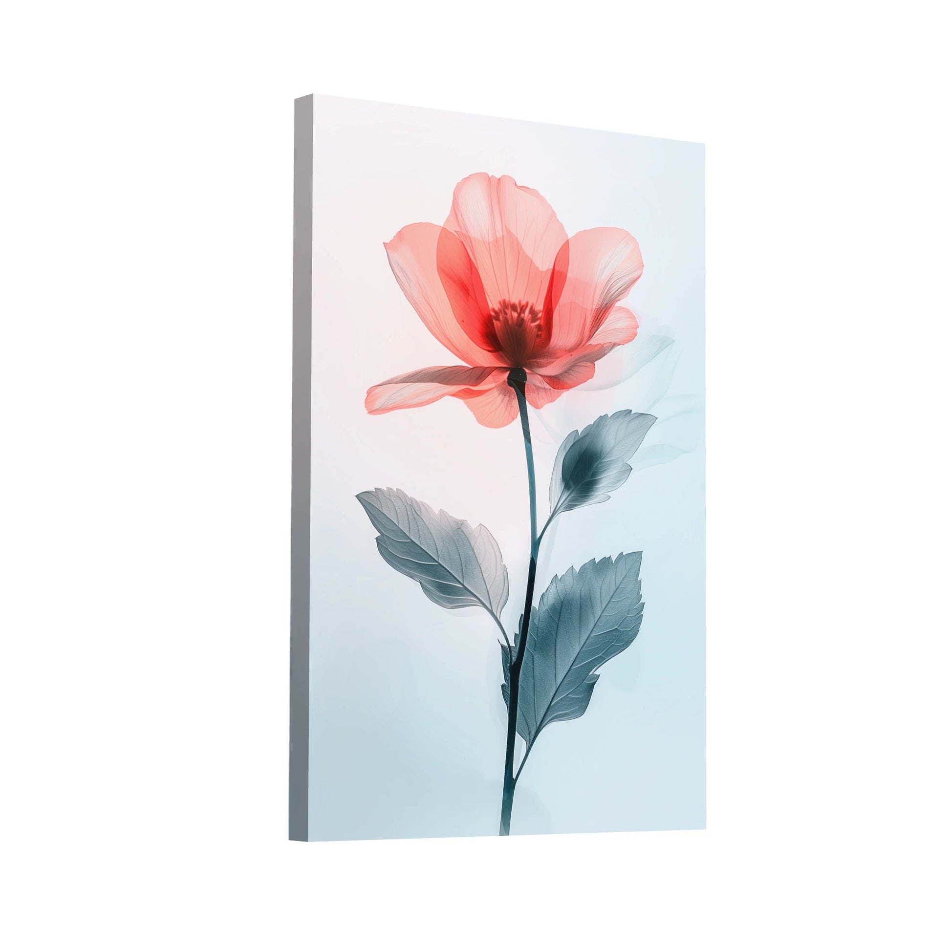Product Hero 3D WebP Tableau Fleur Peinte Éthérée - Art Virtuoso
