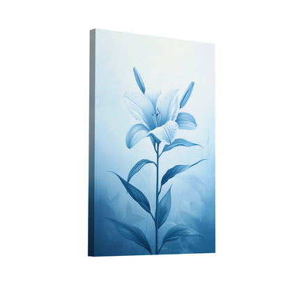 Product Hero 3D WebP Fleur Sur Toile - Lys Bleu - Art Virtuoso