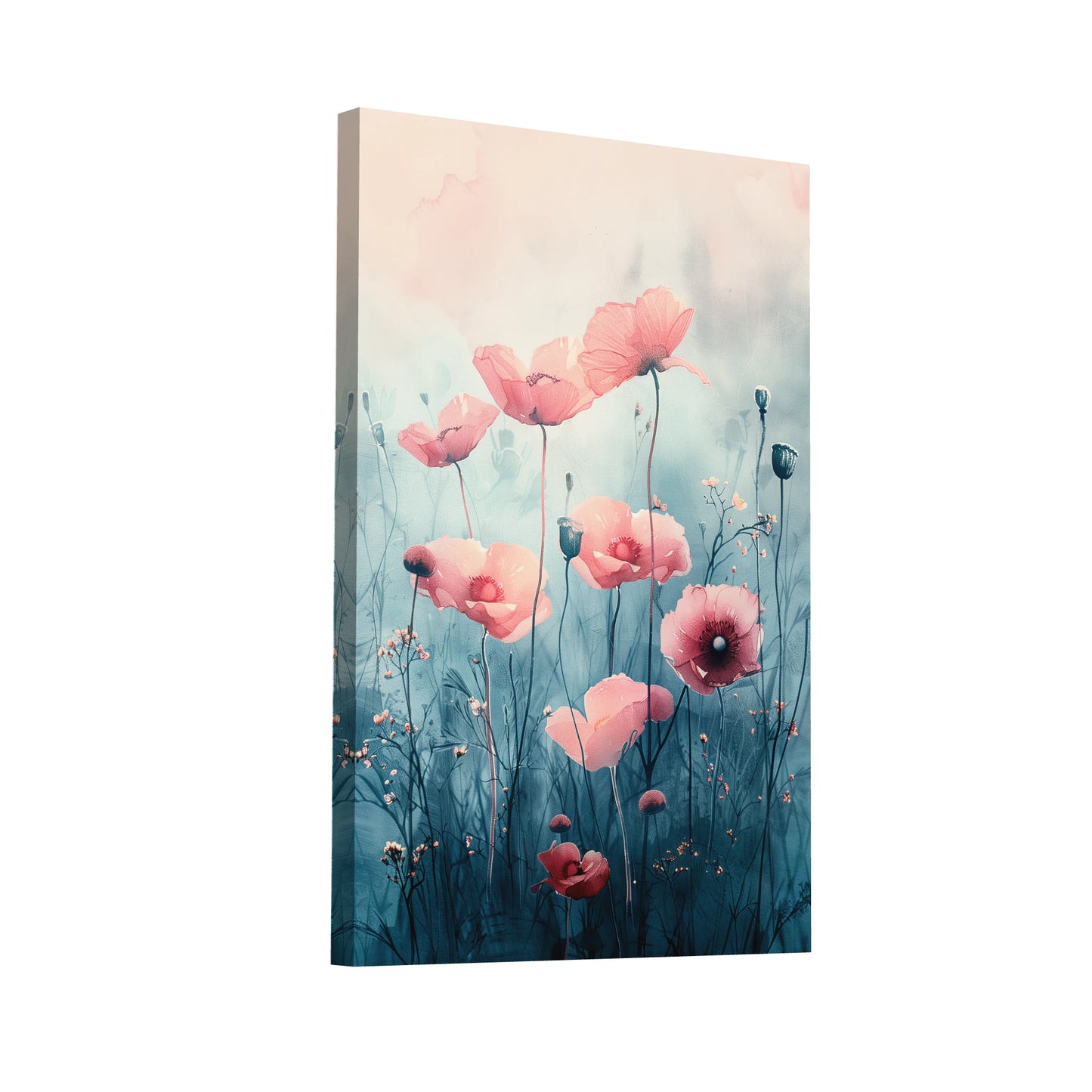 Product Hero 3D WebP Fleurs Contemporaines - Peinture Élégante - Art Virtuoso