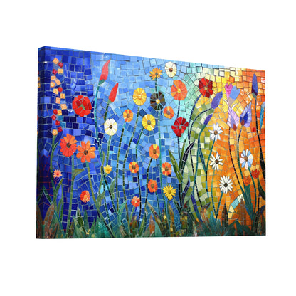 Product Hero 3D WebP Toile Fresque Florale - Art Virtuoso