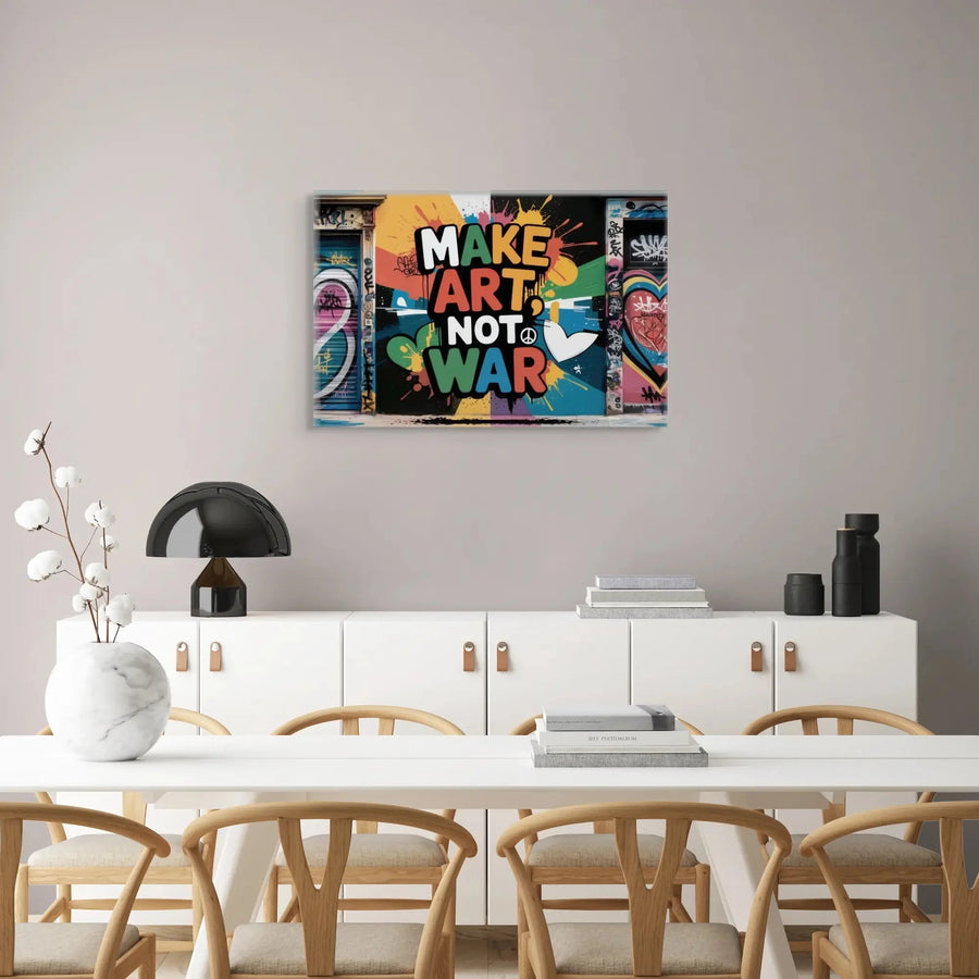 Graffiti Art Mural - Make Art, Not War