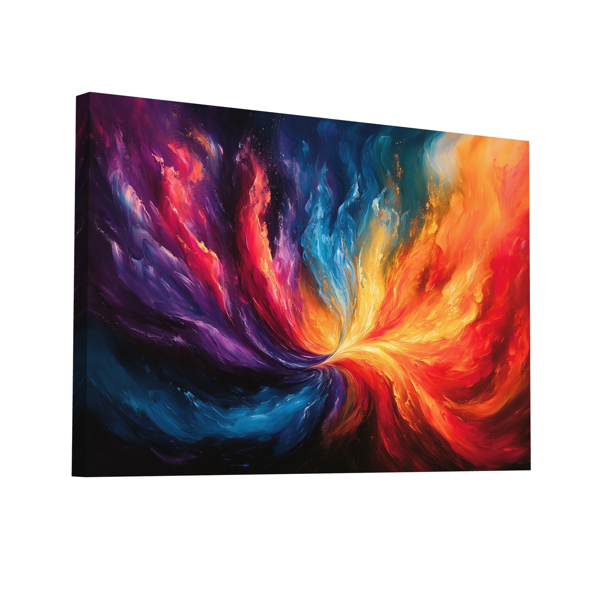 Product Hero 3D WebP Grand Tableau Coloré en explosion - Art Virtuoso