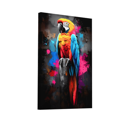 Product Hero 3D WebP Grand Tableau Perroquet : Oiseau Rare - Art Virtuoso