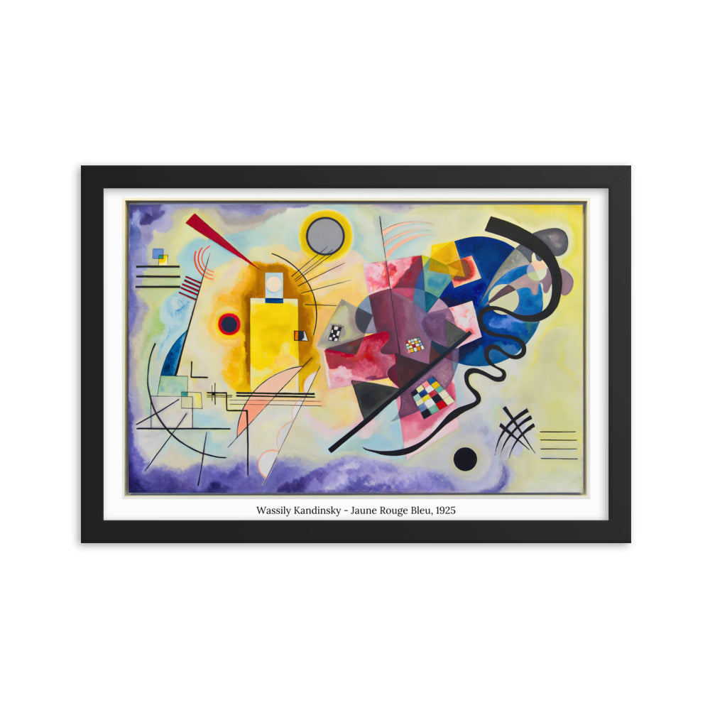 jaune rouge bleu kandinsky 12″×18″