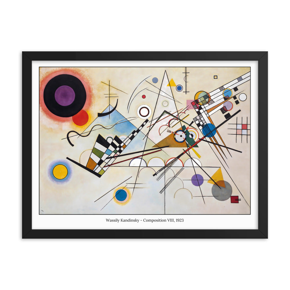 Kandinsky - Composition 8 Affiches, reproductions et œuvres graphiques Art Virtuoso L  