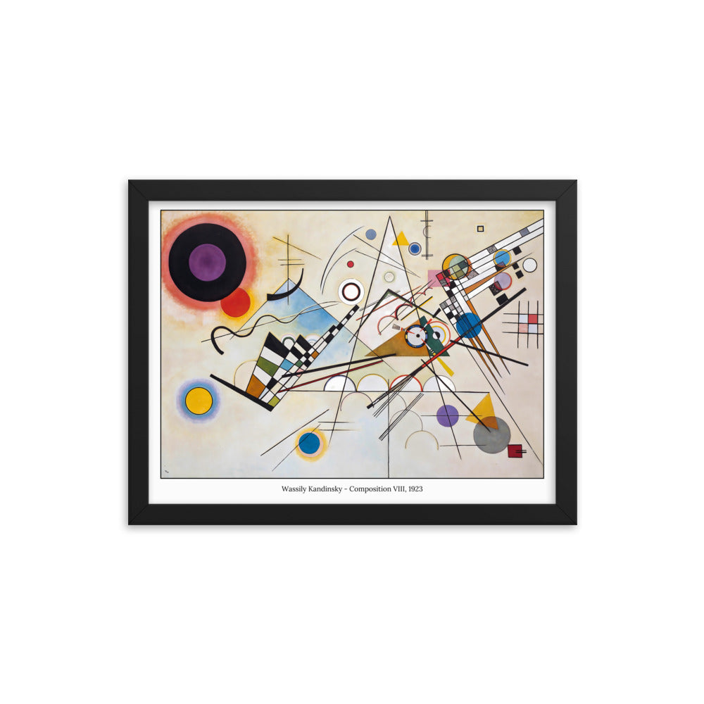 Kandinsky - Composition 8 Affiches, reproductions et œuvres graphiques Art Virtuoso S  