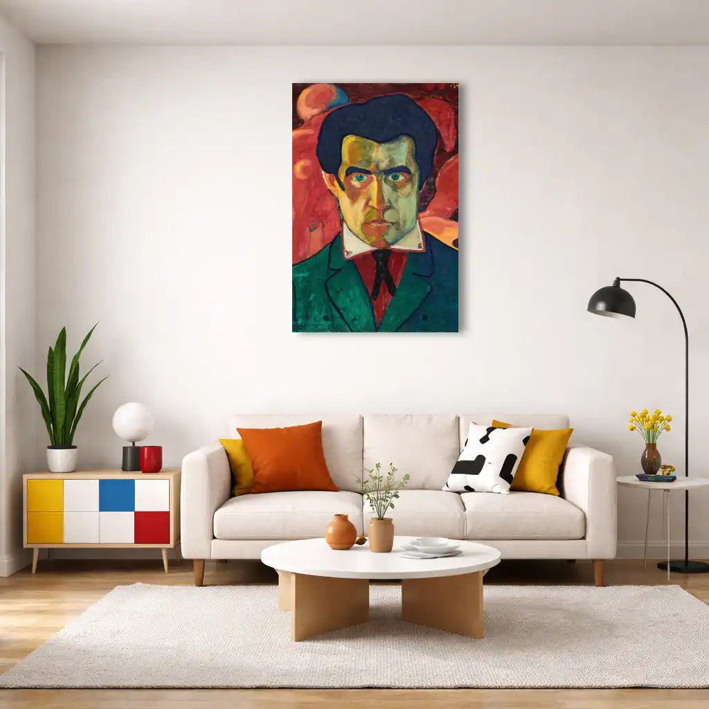 Kasimir Malewitsch – Selbstporträt – Wandbild