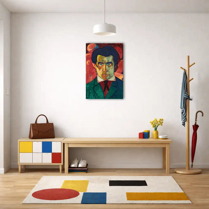 Kasimir Malewitsch – Selbstporträt – Wandbild