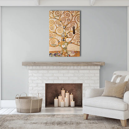 Tableau Arbre de Vie - Gustav Klimt – volutes d’or et symbole de renaissance