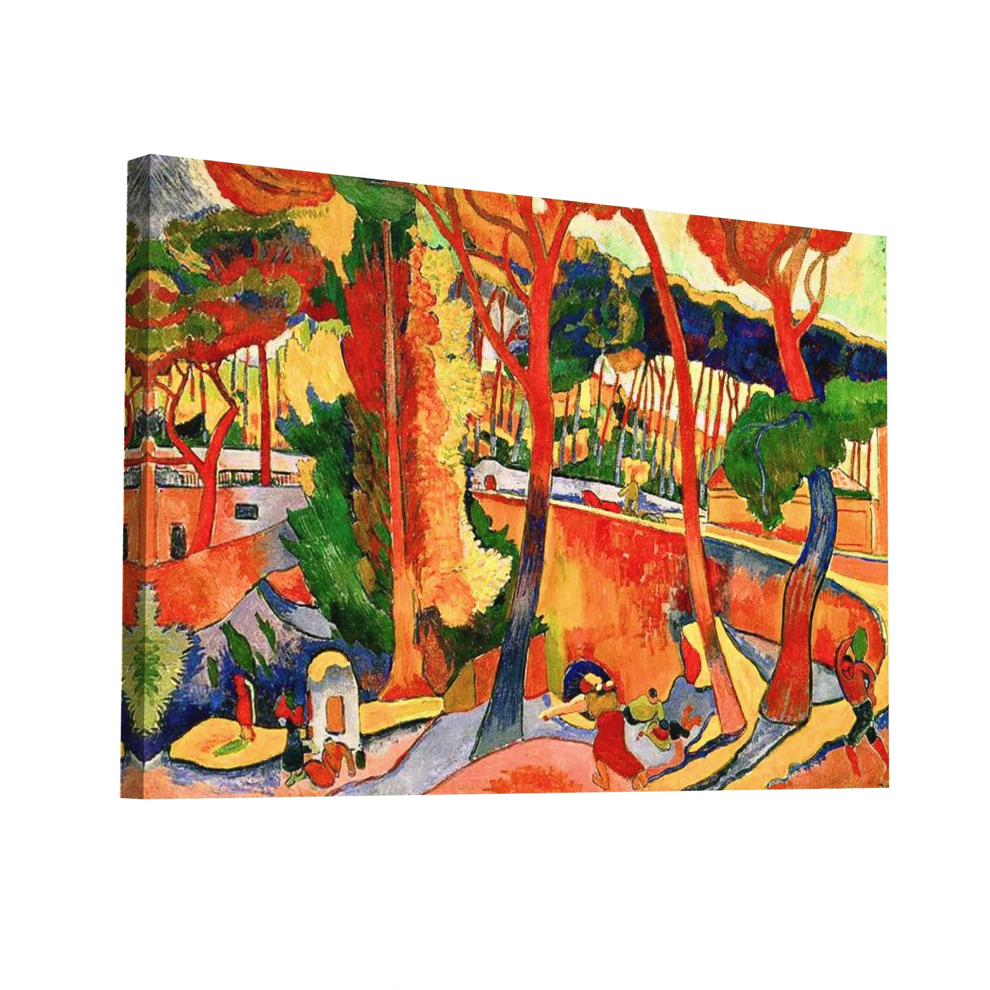 Product Hero 3D WebP L' Estaque Route Tournante - André Derain - Art Virtuoso