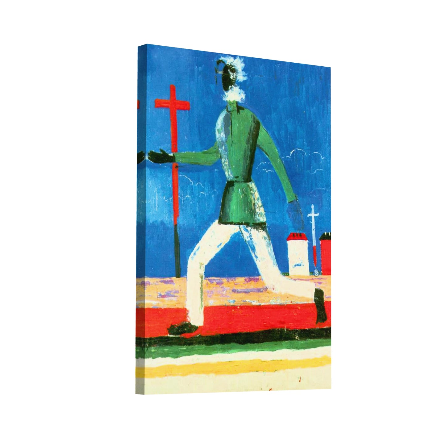 Product Hero 3D WebP Tableau L'Homme qui Court - Kasimir Malevitch - Art Virtuoso