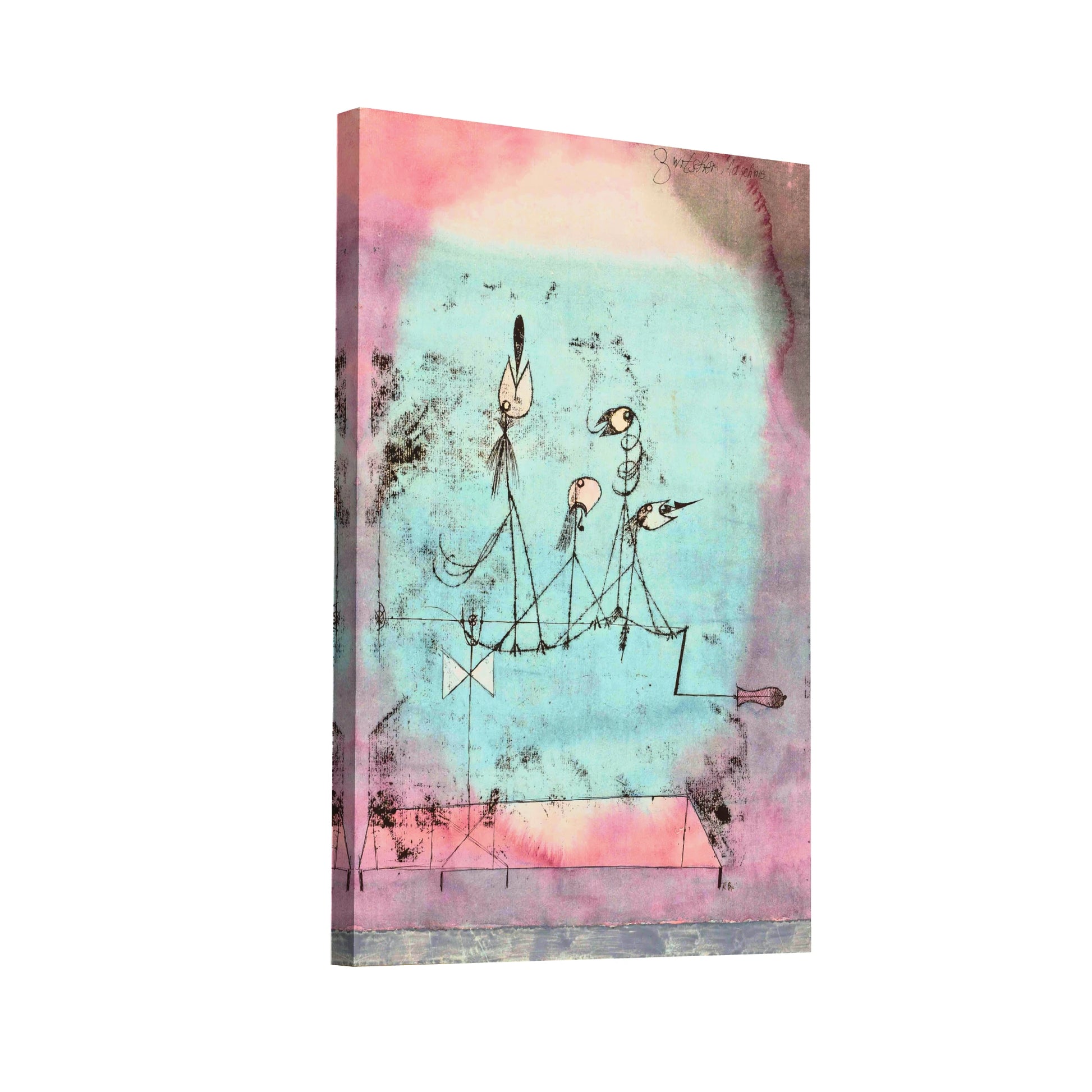 Product Hero 3D WebP Tableau - La Machine à gazouiller - Paul Klee - Art Virtuoso