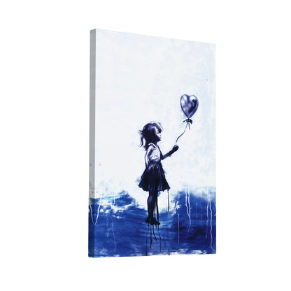 Product Hero 3D WebP La Petite Fille au Ballon - Bleu Klein - Art Virtuoso