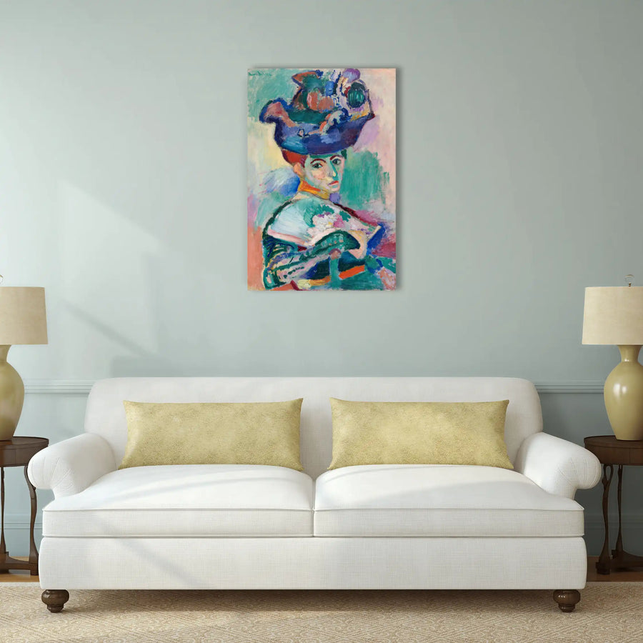 La Femme au Chapeau - Matisse - Icône du Fauvisme