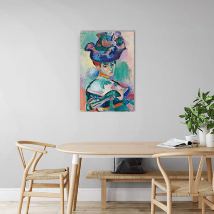 La Femme au Chapeau - Matisse - Icône du Fauvisme