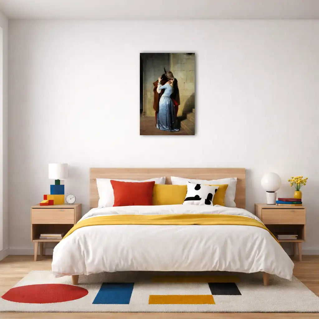 Francesco Hayez – Der Kuss – Romantisches Gemälde