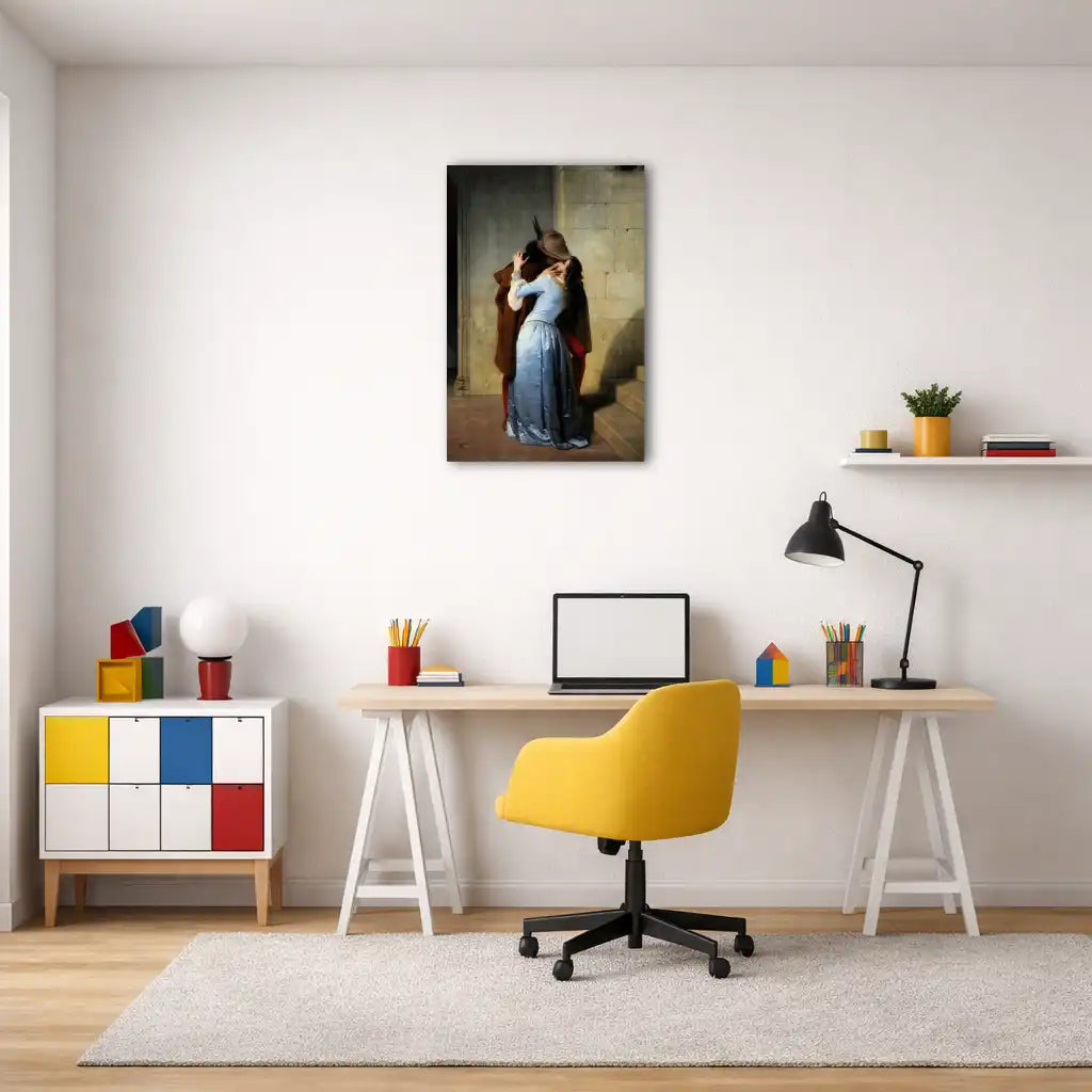 Francesco Hayez – Der Kuss – Romantisches Gemälde