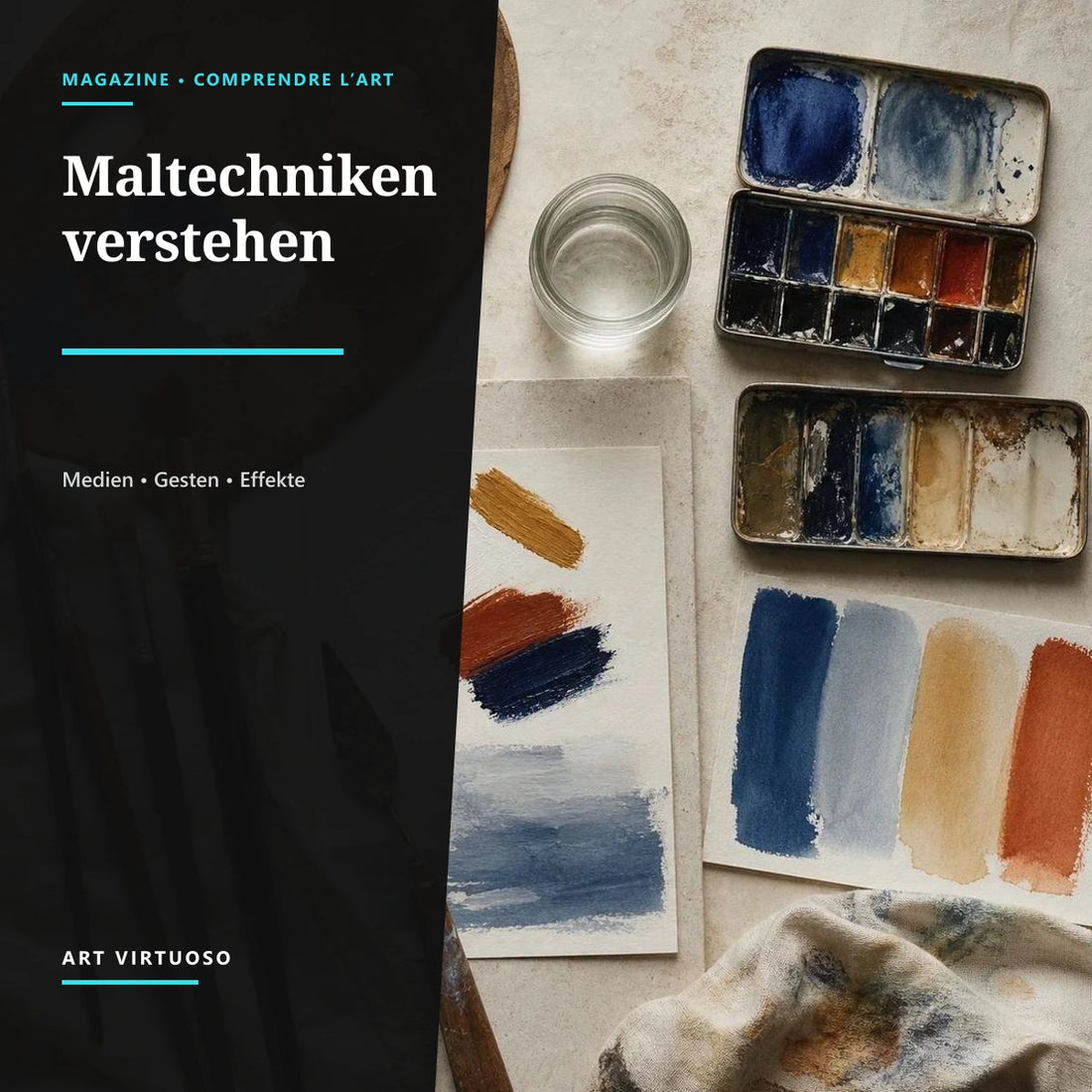 Maltechniken: Medien, Gesten und Effekte