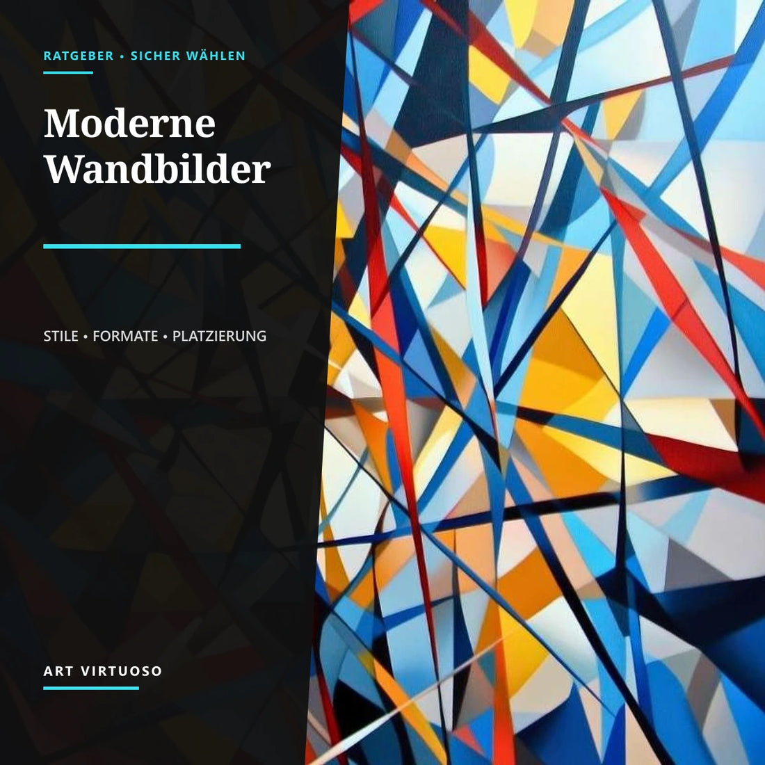 Moderne Wandbilder: Stile, Formate und Platzierung richtig wählen