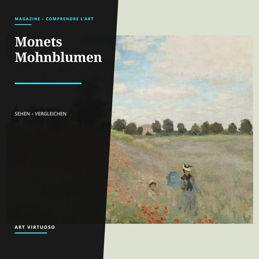Monets Mohnblumen: Analyse eines Spaziergangs in Rot