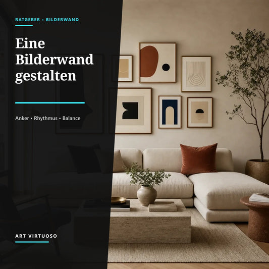 Bilderwand gestalten: So gelingt eine ausgewogene Komposition