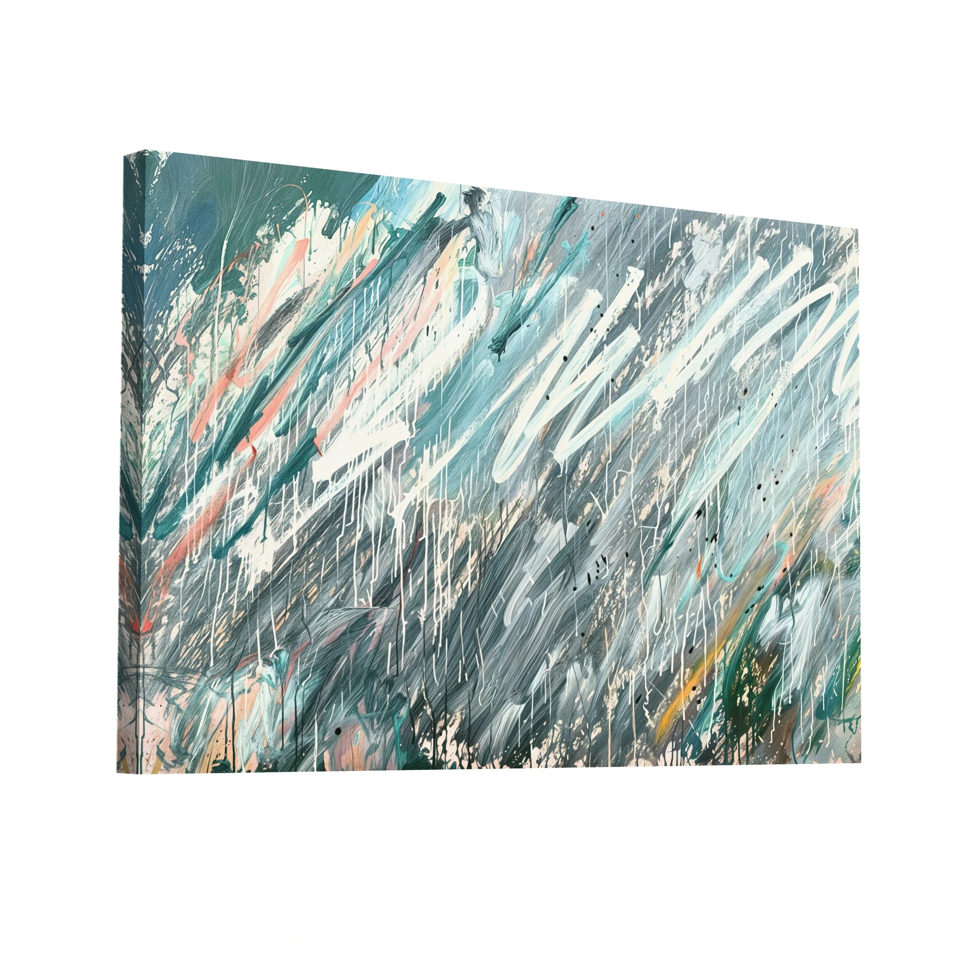 Product Hero 3D WebP Peinture Abstraite Horizontale - Inspiration Cy Twombly - Art Virtuoso