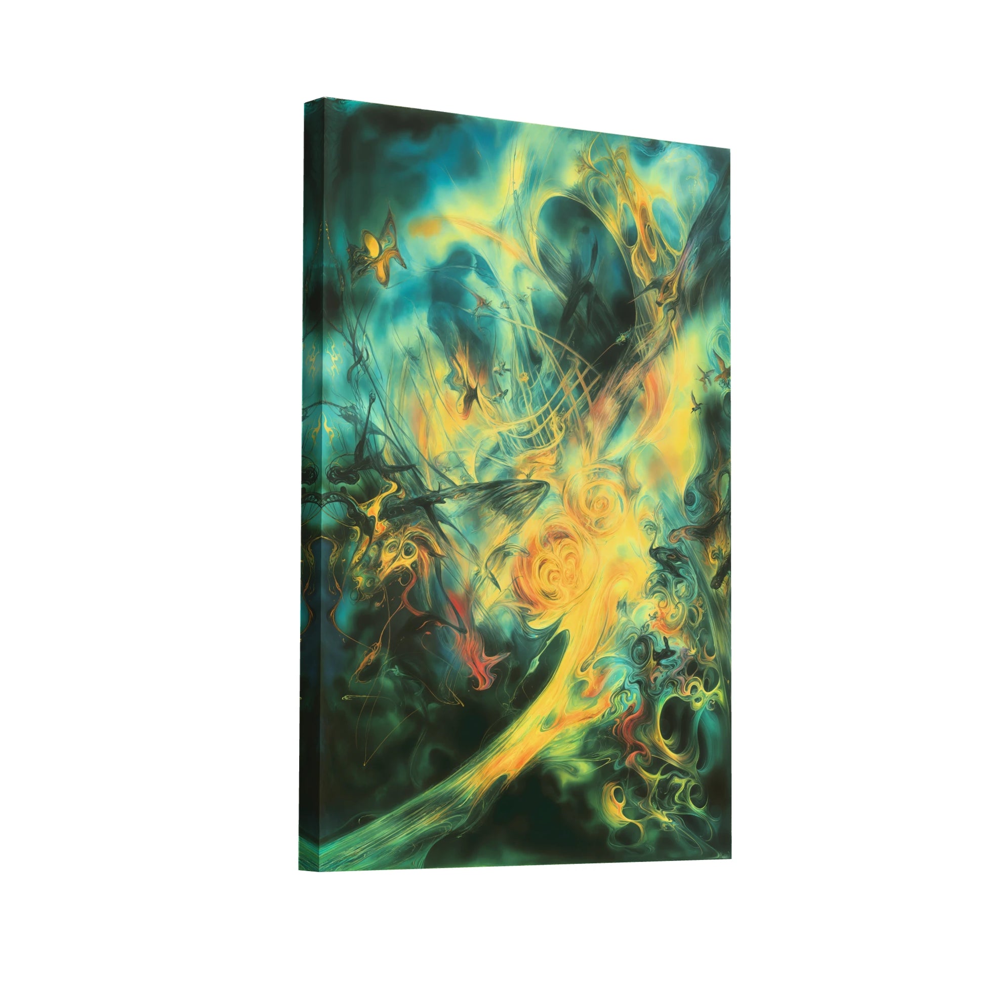 Product Hero 3D WebP Peinture Abstraite Animaux - Empire du Vivant - Art Virtuoso