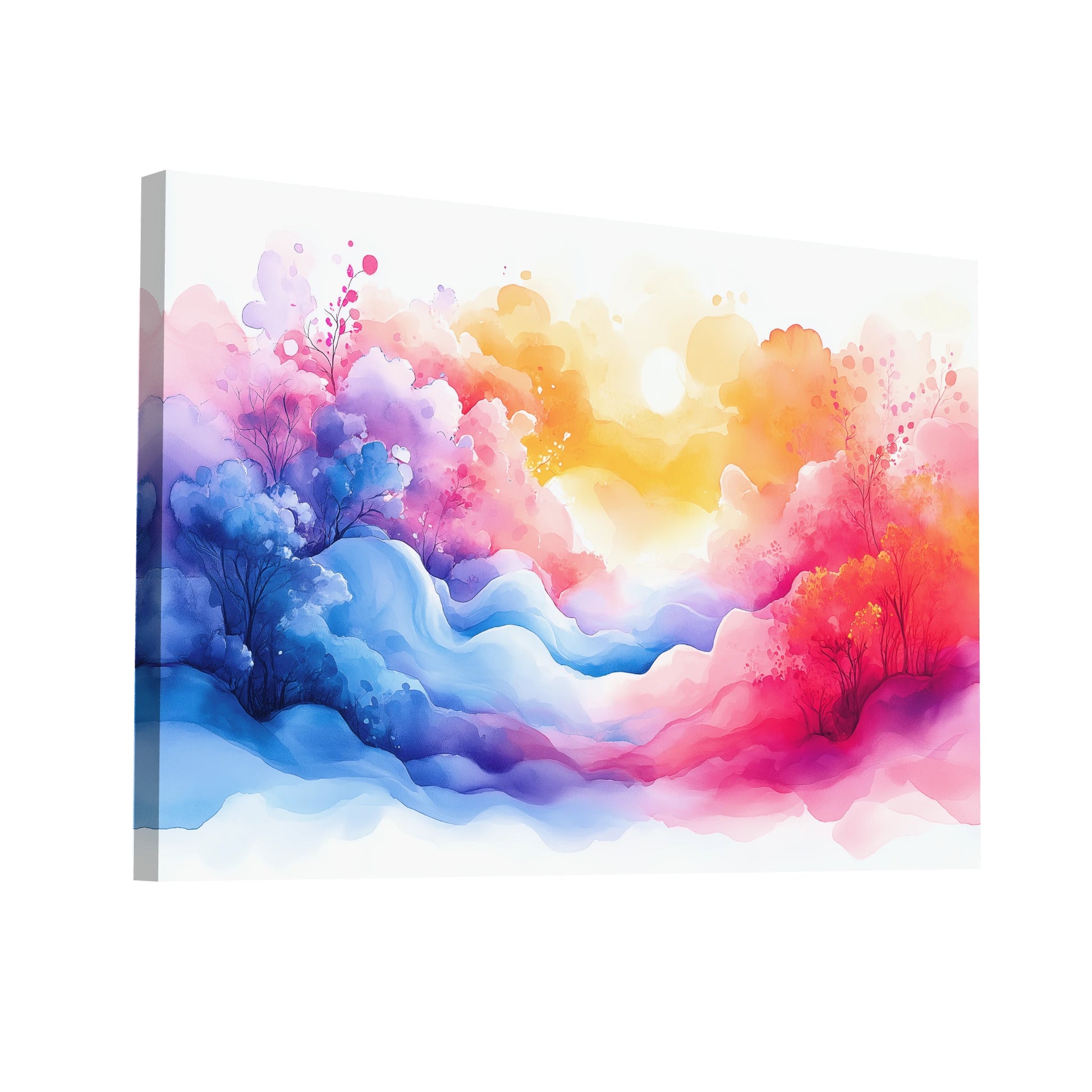 Product Hero 3D WebP Peinture Aquarelle Abstraite Onirique - Art Virtuoso