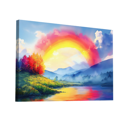 Product Hero 3D WebP Peinture Aquarelle - Arc-en-Ciel - Art Virtuoso