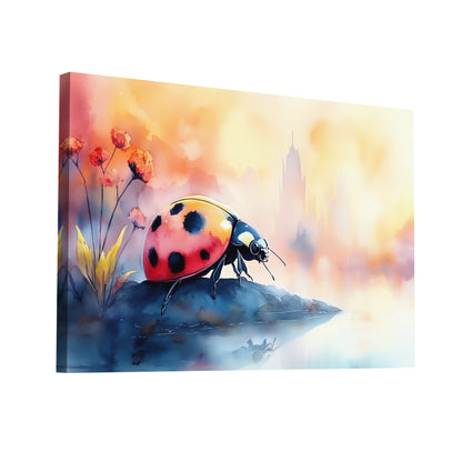 Product Hero 3D WebP Peinture Aquarelle Coccinelle – Élégance Naturelle et Détail Raffiné - Art Virtuoso