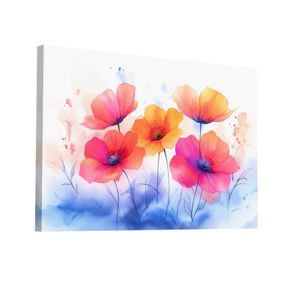 Product Hero 3D WebP Peinture Aquarelle Fleurs – Douces Couleurs - Art Virtuoso