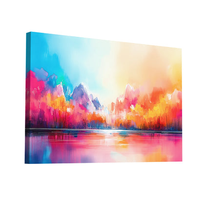 Product Hero 3D WebP Peinture Aquarelle Paysage – Horizon Éthéré - Art Virtuoso