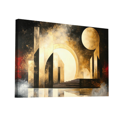 Product Hero 3D WebP Peinture Art Deco - Toile Métropolis - Art Virtuoso