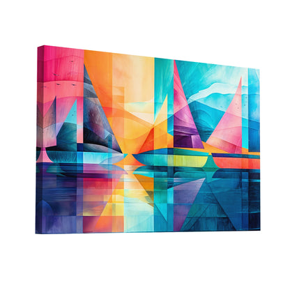 Product Hero 3D WebP Peinture Bateaux Contemporain - Art Virtuoso