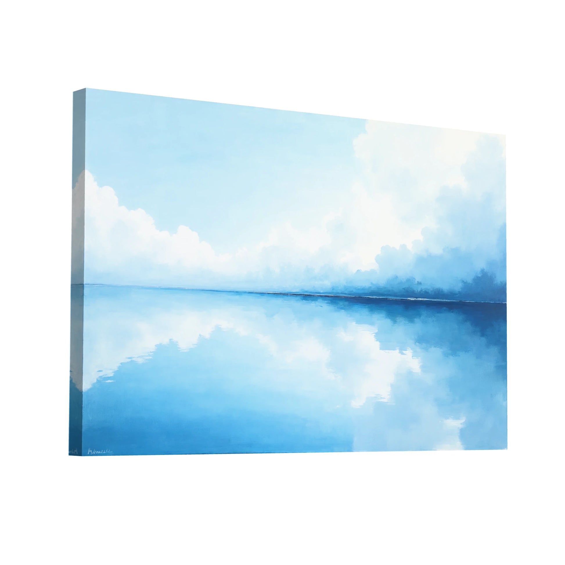 Product Hero 3D WebP Peinture Bord de Mer Abstrait - Art Virtuoso