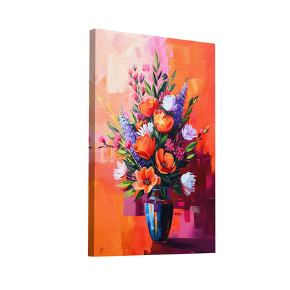 Product Hero 3D WebP Peinture Bouquet de Fleurs Moderne - Art Virtuoso