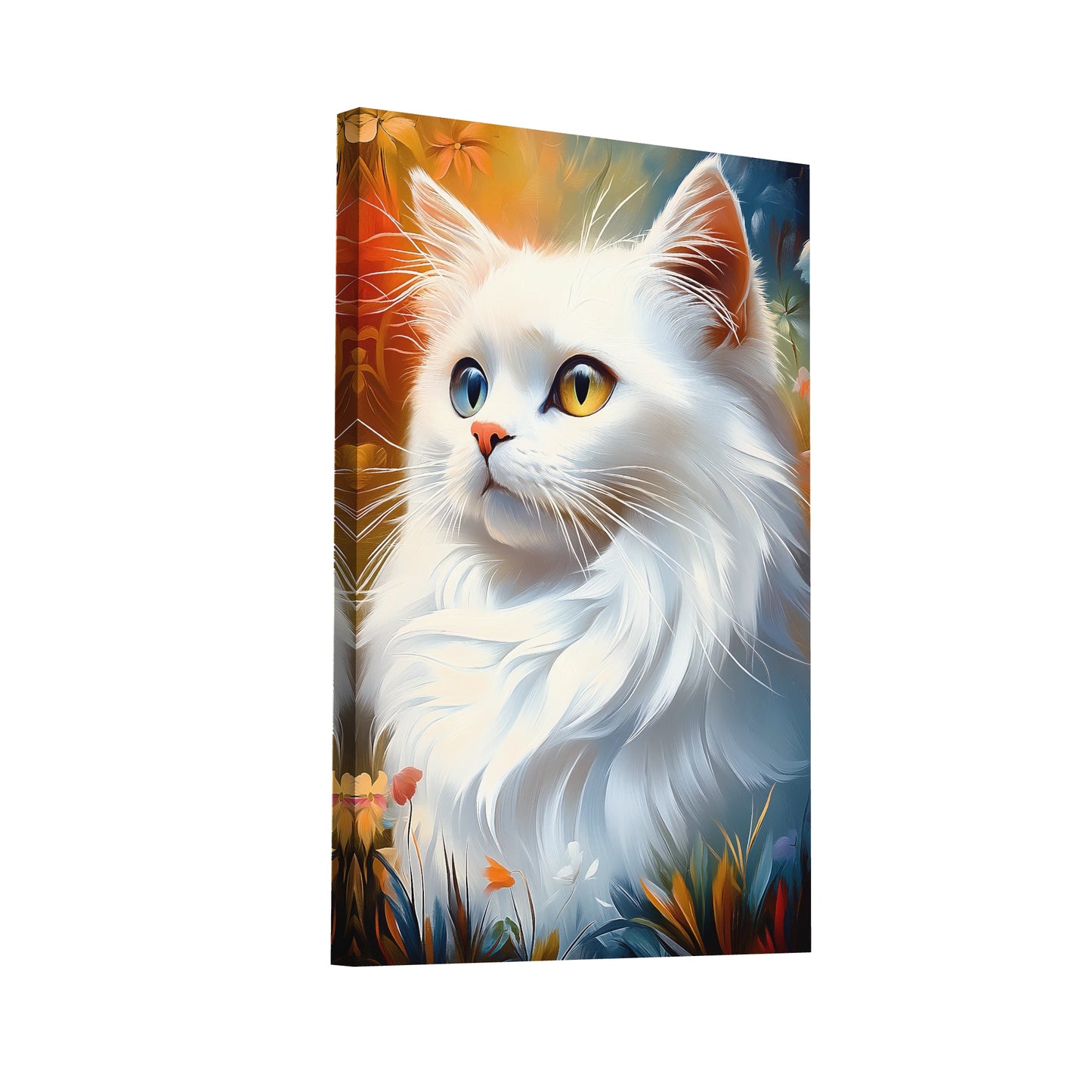 Product Hero 3D WebP Peinture Chat Persan - Majesté Féline - Art Virtuoso
