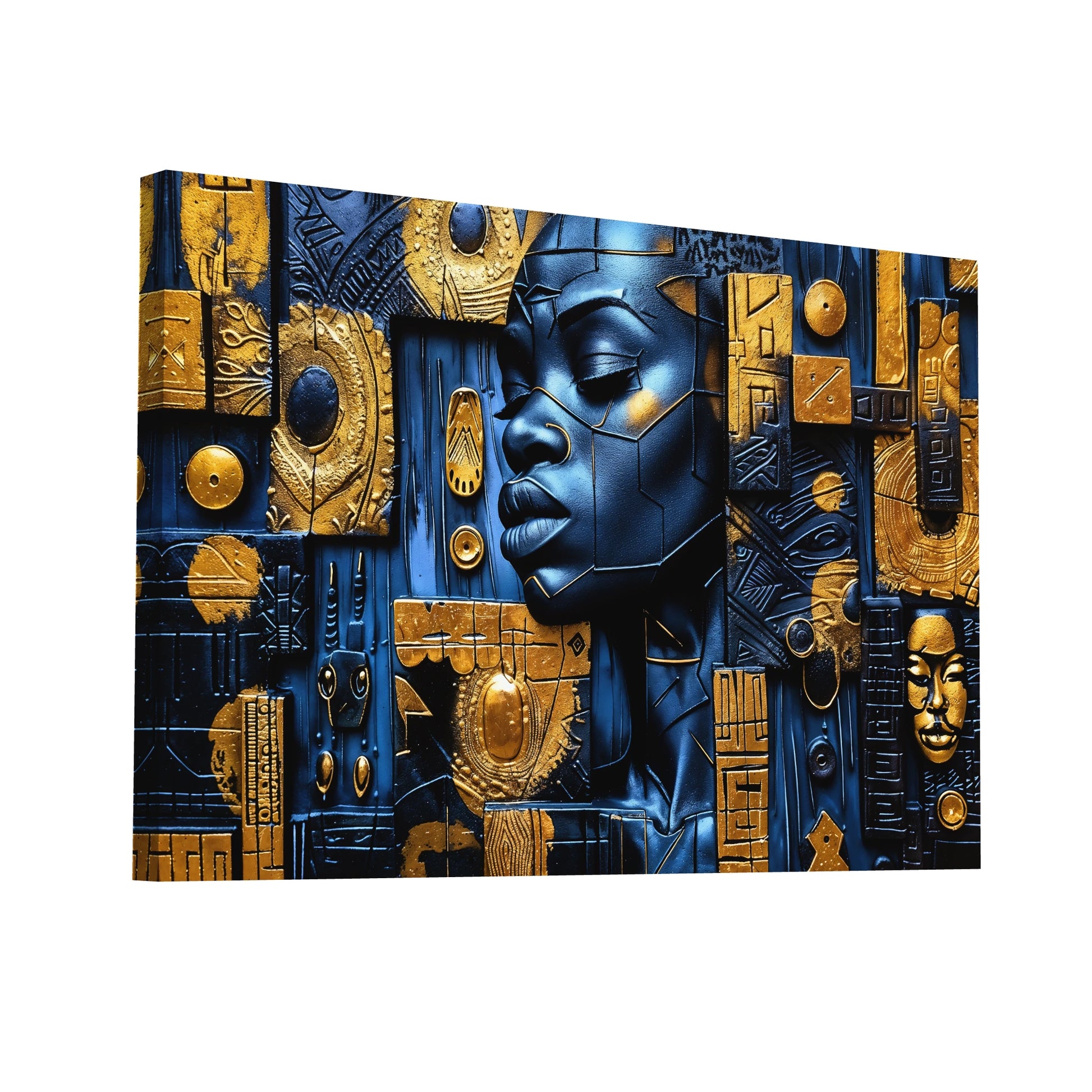 Product Hero 3D WebP Peinture Contemporaine Africaine - Art Virtuoso